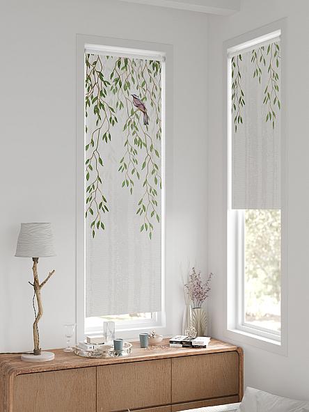 Рулонная штора для кухни для детской Ронтокс - 100 - ширина 47 см - фото 2