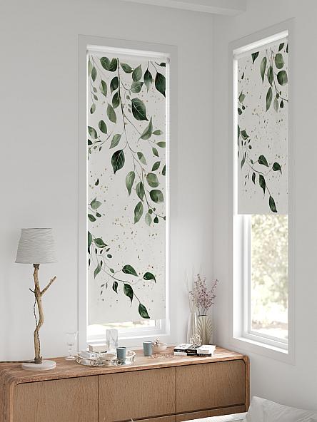 Рулонная штора для кухни для детской Ронтокс - 115 - ширина 47 см - фото 2