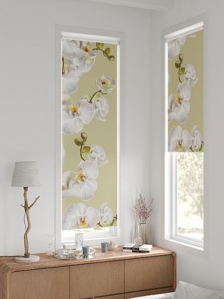 Рулонная штора для кухни для детской Ронтокс - 128 - ширина 47 см - фото 2