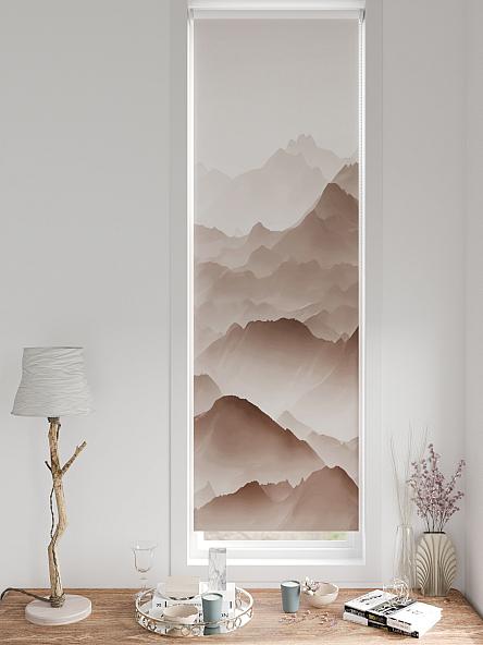 Рулонная штора для кухни для детской Ронтокс - 139 - ширина 47 см - фото 3