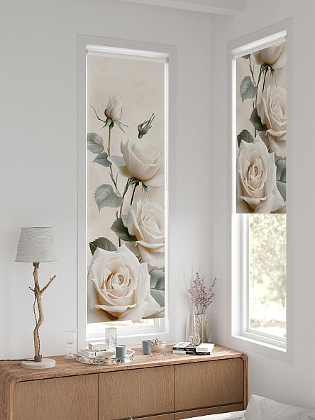 Рулонная штора для кухни для детской Ронтокс - 152 - ширина 47 см - фото 2