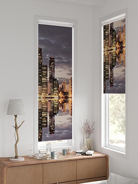 Рулонная штора для кухни для детской Ронтокс - 158 - ширина 47 см - фото 2