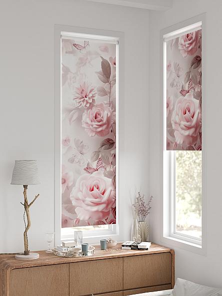 Рулонная штора для кухни для детской Ронтокс - 163 - ширина 47 см - фото 2