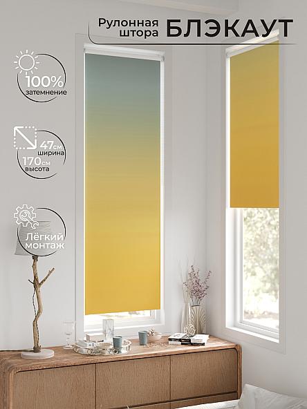 Рулонная штора для кухни для детской Ронтокс - 173 - ширина 47 см