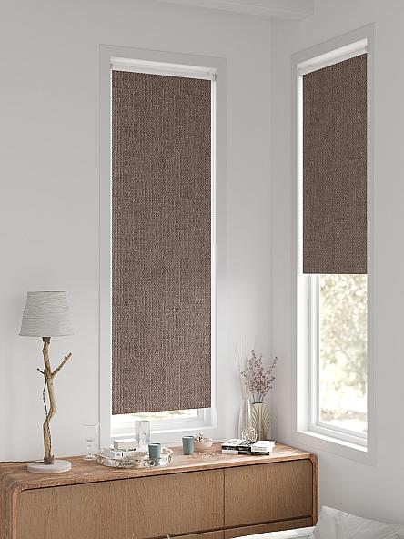 Рулонная штора для кухни для детской Ронтокс - 185 - ширина 47 см - фото 2