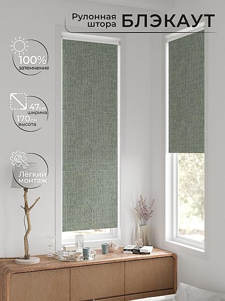 Рулонная штора для кухни для детской Ронтокс - 189 - ширина 47 см