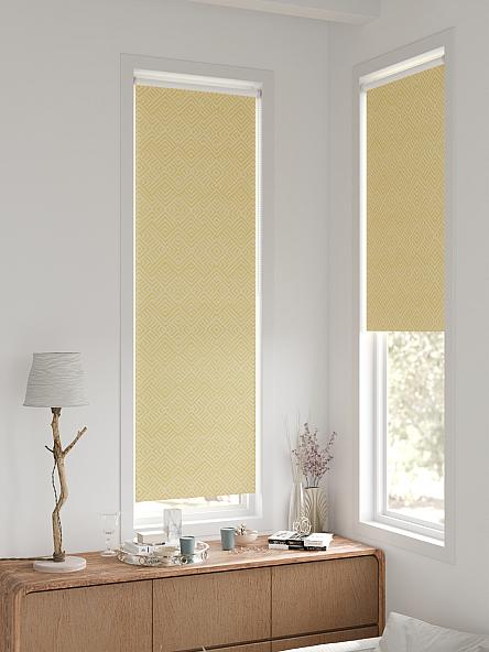 Рулонная штора для кухни для детской Ронтокс - 195 - ширина 47 см - фото 2