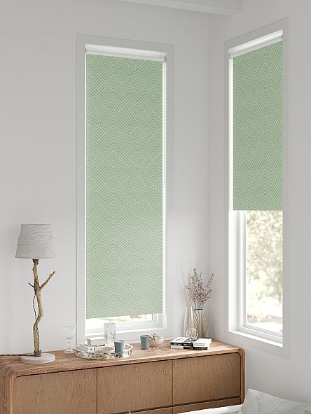 Рулонная штора для кухни для детской Ронтокс - 196 - ширина 47 см - фото 2