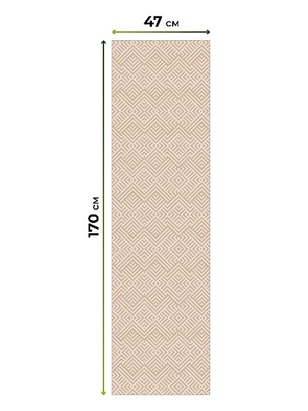 Рулонная штора для кухни для детской Ронтокс - 200 - ширина 47 см - фото 5