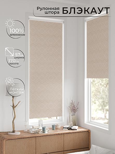 Рулонная штора для кухни для детской Нертис - 200 - ширина 57 см