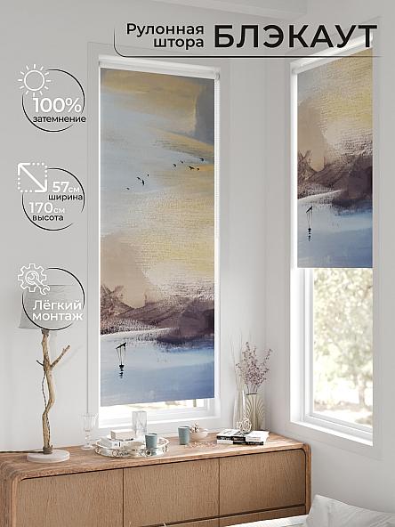 Рулонная штора для кухни для детской Нертис - 146 - ширина 57 см