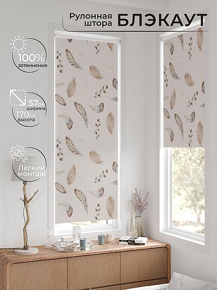 Рулонная штора для кухни для детской Нертис - 145 - ширина 57 см