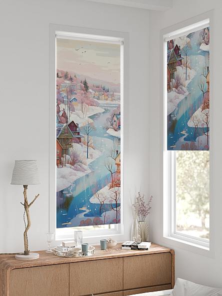 Рулонная штора для кухни для детской Нертис - 142 - ширина 57 см - фото 2