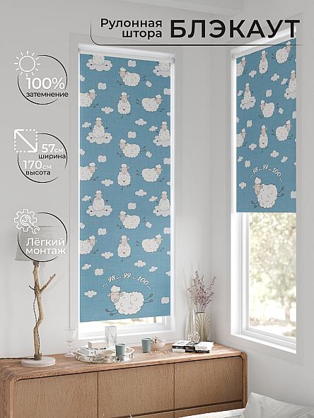 Рулонная штора для кухни для детской Нертис - 107 - ширина 57 см