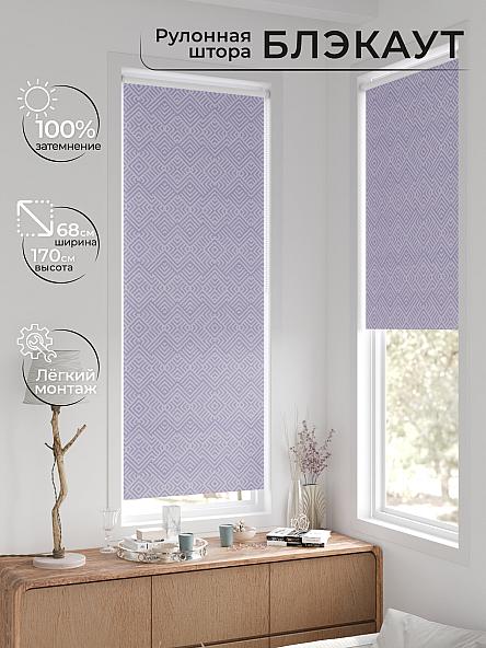 Рулонная штора для кухни для детской Легроса - 199 - ширина 68 см