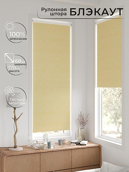 Рулонная штора для кухни для детской Легроса - 195 - ширина 68 см