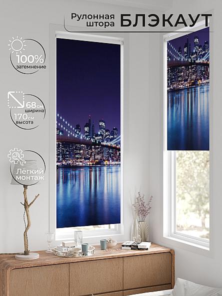 Рулонная штора для кухни для детской Легроса - 159 - ширина 68 см