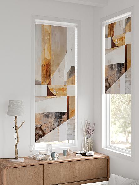 Рулонная штора для кухни для детской Легроса - 131 - ширина 68 см - фото 2