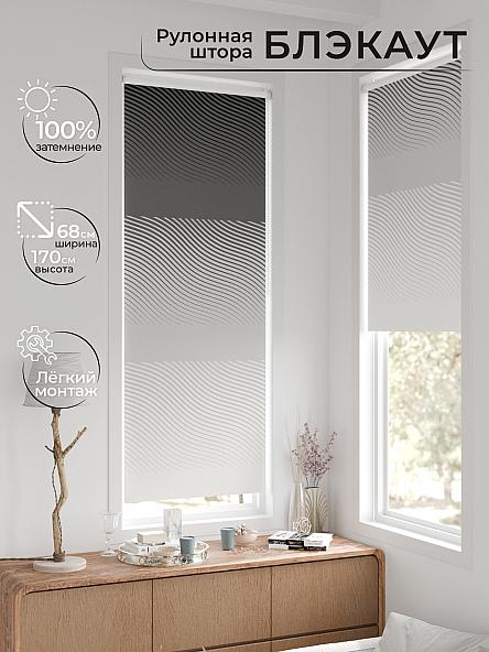 Рулонная штора для кухни для детской Легроса - 109 - ширина 68 см