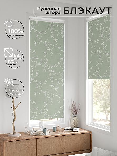 Рулонная штора для кухни для детской Легроса - 101 - ширина 68 см