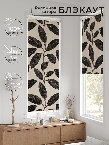 Рулонная штора для кухни для детской Легроса - 62 - ширина 68 см