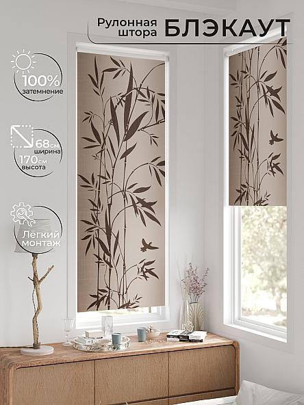 Рулонная штора для кухни для детской Легроса - 55 - ширина 68 см