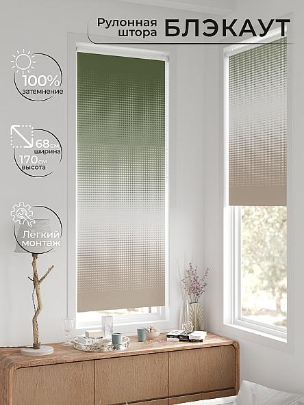 Рулонная штора для кухни для детской Легроса - 39 - ширина 68 см