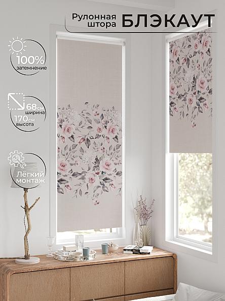 Рулонная штора для кухни для детской Легроса - 31 - ширина 68 см