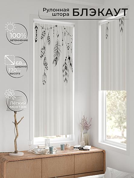 Рулонная штора для кухни для детской Легроса - 28 - ширина 68 см