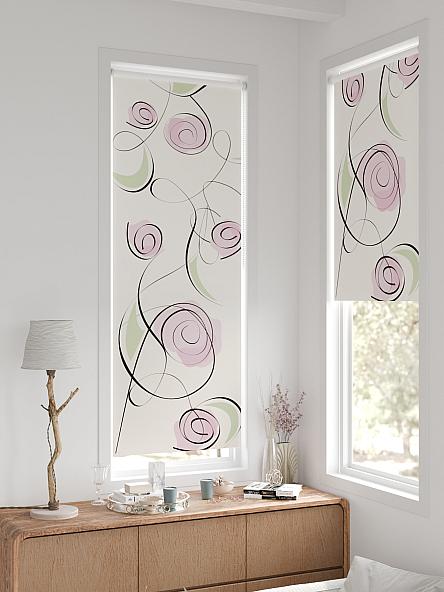 Рулонная штора для кухни для детской Легроса - 27 - ширина 68 см - фото 2