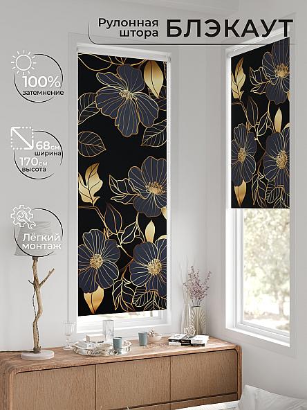 Рулонная штора для кухни для детской Легроса - 24 - ширина 68 см