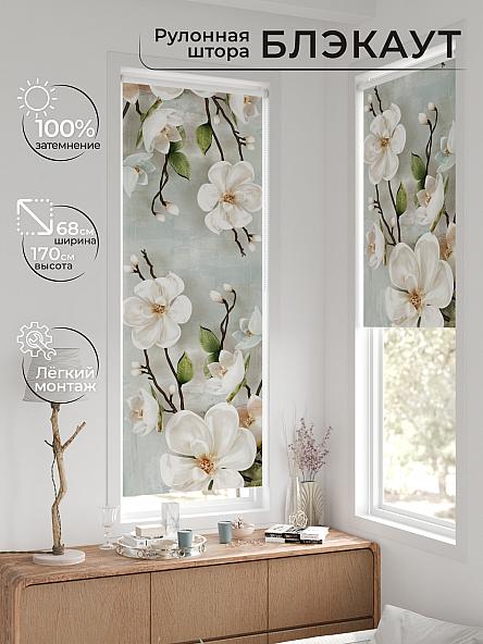 Рулонная штора для кухни для детской Легроса - 21 - ширина 68 см