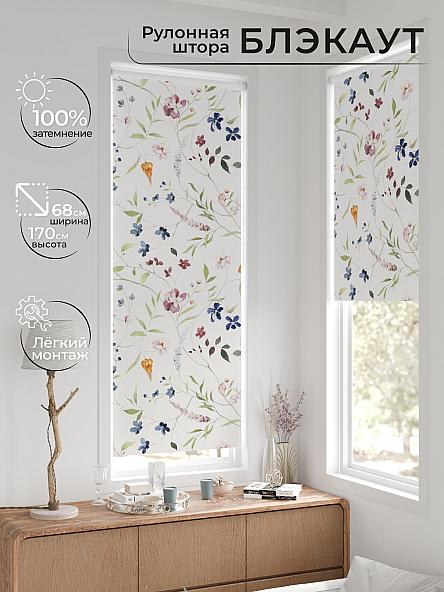 Рулонная штора для кухни для детской Легроса - 10 - ширина 68 см