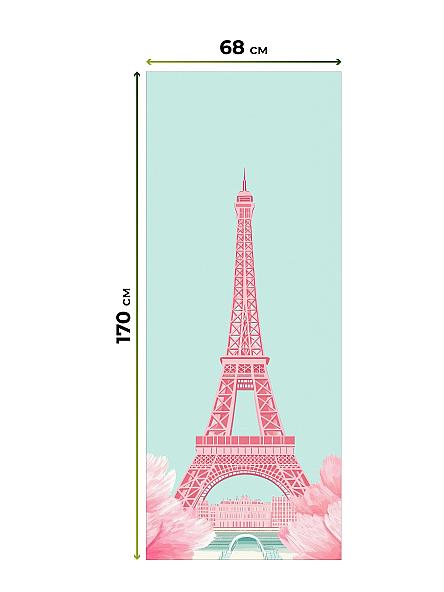 Рулонная штора для кухни для детской Лирикас - 296 - ширина 68 см - фото 6