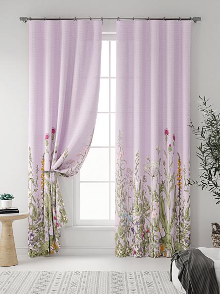 Комплект штор Флоренси (розовый) - фото 3