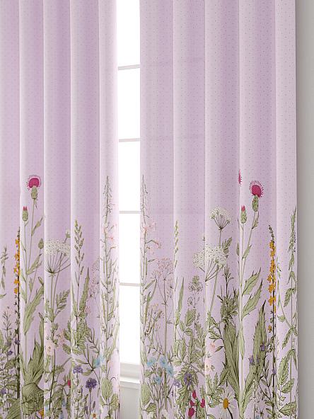 Комплект штор Флоренси (розовый) - фото 4