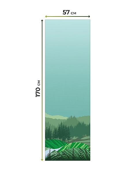 Рулонная штора для кухни для детской Ронлирт - 441 - ширина 57 см - фото 6