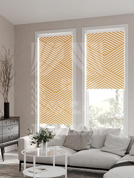 Рулонная штора для кухни для детской Клартис - 401 - ширина 62 см - фото 2