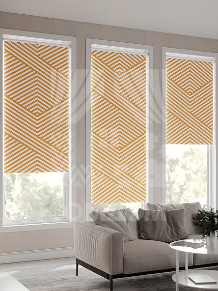 Рулонная штора для кухни для детской Клартис - 401 - ширина 62 см - фото 4