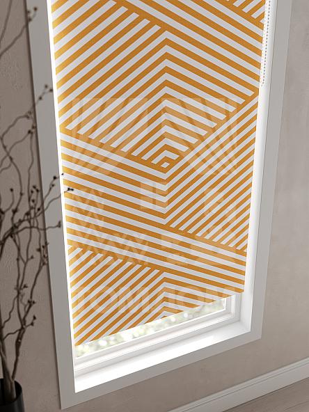 Рулонная штора для кухни для детской Клартис - 401 - ширина 62 см - фото 5