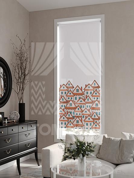 Рулонная штора для кухни для детской Лирикас - 418 - ширина 68 см - фото 3