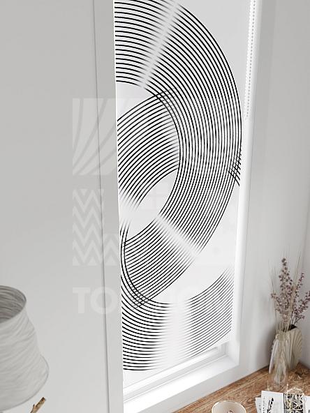 Рулонная штора для кухни для детской Ланетрикс - 427 - ширина 52 см - фото 4