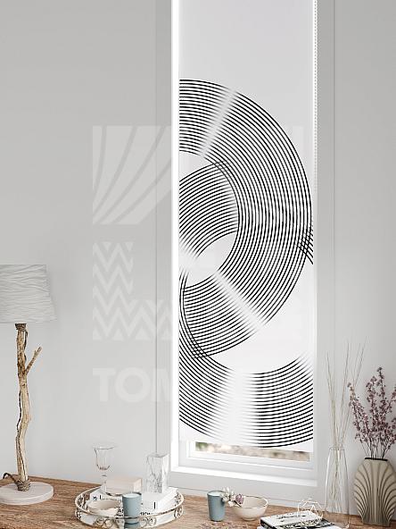 Рулонная штора для кухни для детской Ланетрикс - 427 - ширина 52 см - фото 5