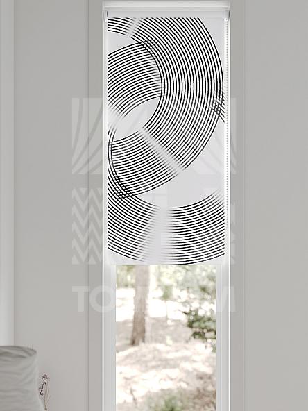 Рулонная штора для кухни для детской Ланетрикс - 427 - ширина 52 см - фото 6