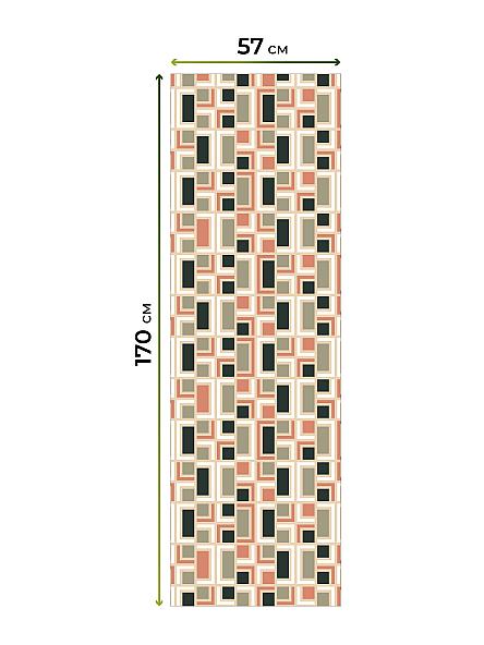 Рулонная штора для кухни для детской Лирстик - 378 - ширина 57 см - фото 7