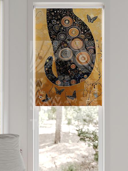 Рулонная штора для кухни для детской Рилварт - 444 - ширина 68 см - фото 6