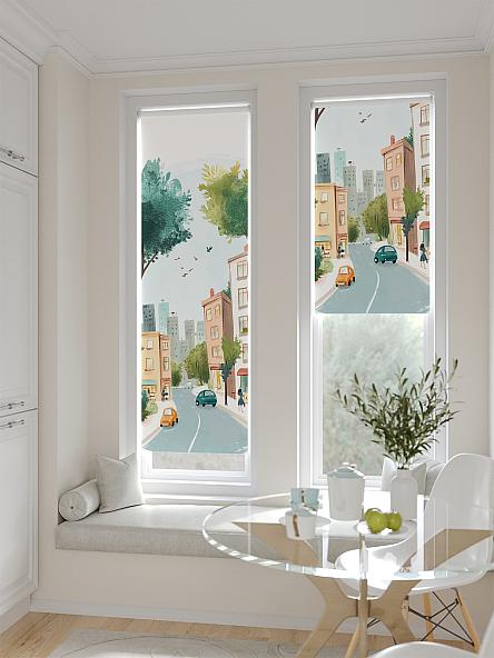 Рулонная штора для кухни для детской Анзара - 470 - ширина 47 см - фото 2