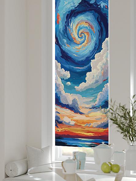 Рулонная штора для кухни для детской Анзара - 474 - ширина 47 см - фото 4