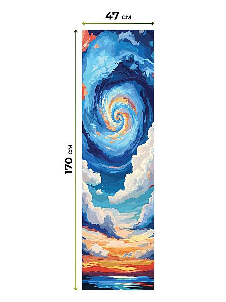 Рулонная штора для кухни для детской Анзара - 474 - ширина 47 см - фото 5