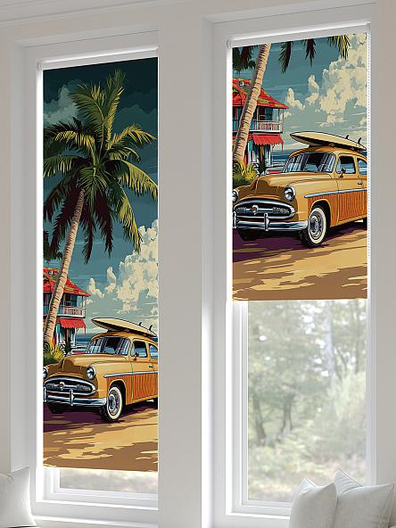 Рулонная штора для кухни для детской Анзара - 494 - ширина 47 см - фото 3